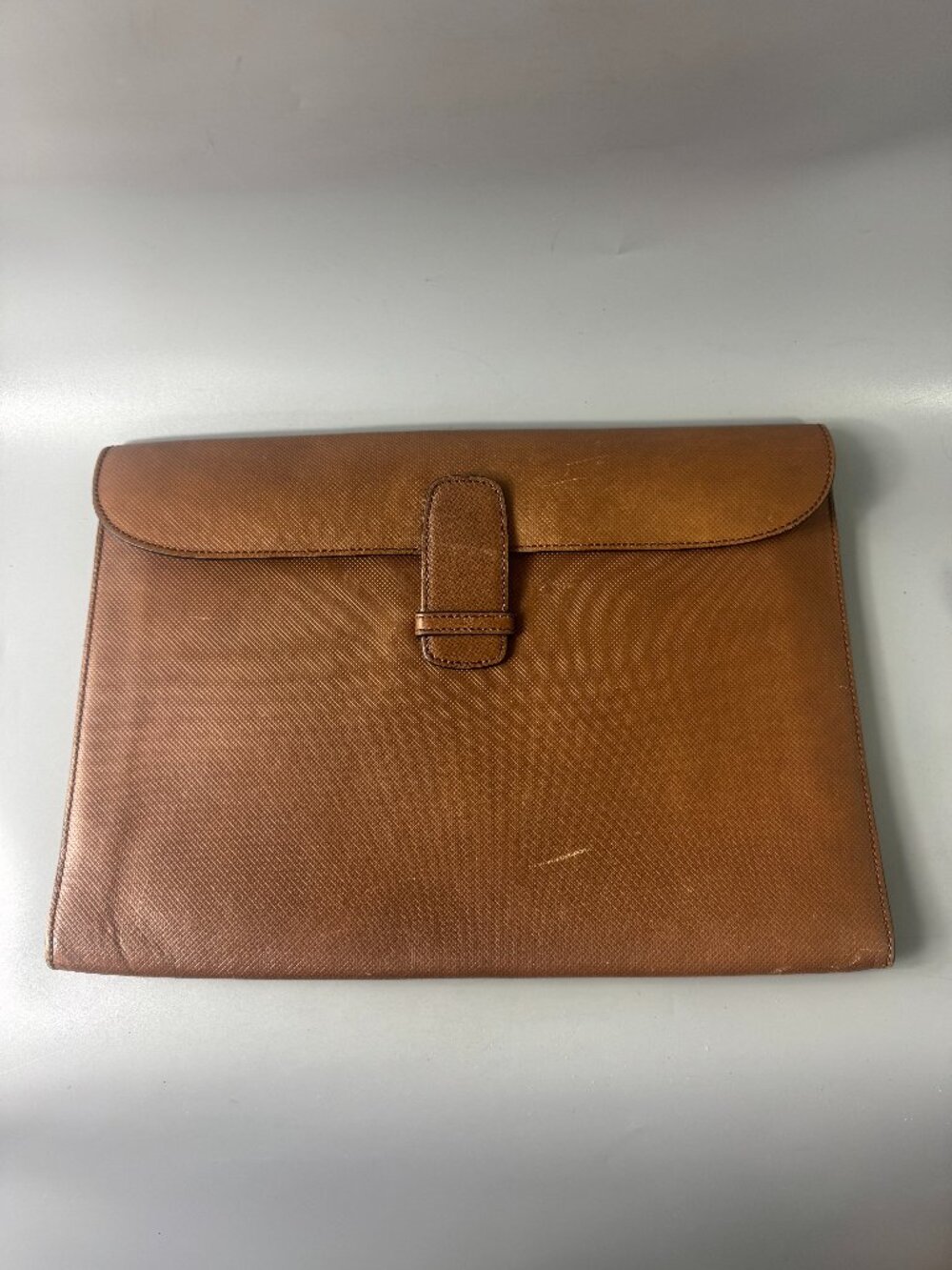 Authentic Vintage Bottega Veneta Brown Leather Portfolio
